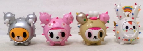 tokidoki toki doki Cactus Pups And Bunny Vinyl Figure Lot