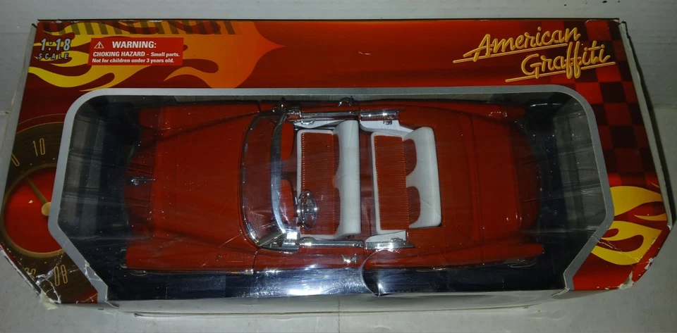 Motor Max 1:18 American Graffiti 1953 Buick Skylark Convertible Red '53 - Image 2 of 4