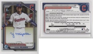 2024 Bowman Chrome Prospect Auto Refractor /499 Yaikel Mijares #CPA-YMI Auto