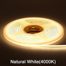 Ultra Thin 2mm Cob Led Strip Light Dc12v Lights Rope Ribbon Lamp Tape 480ledsm
