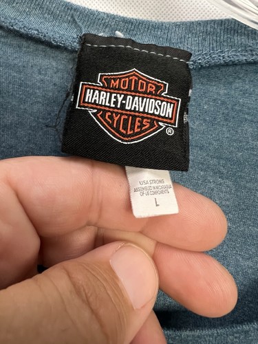 Camicia donna senza maniche Harley-Davidson blu Harley taglia L - Foto 4 di 8
