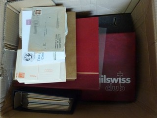Fundgrube Briefe Belege FDC Alben Posten Riesen Karton 20 kg !!! Europa BRD usw.