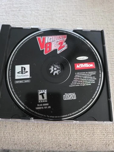 Vigilante 8 2nd Offense PlayStation 1 PS1 Disc Only Case Broke No Artwork