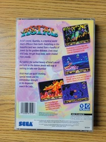 ASTAL - Sega Saturn - Complete in box CIB - With Register Card 