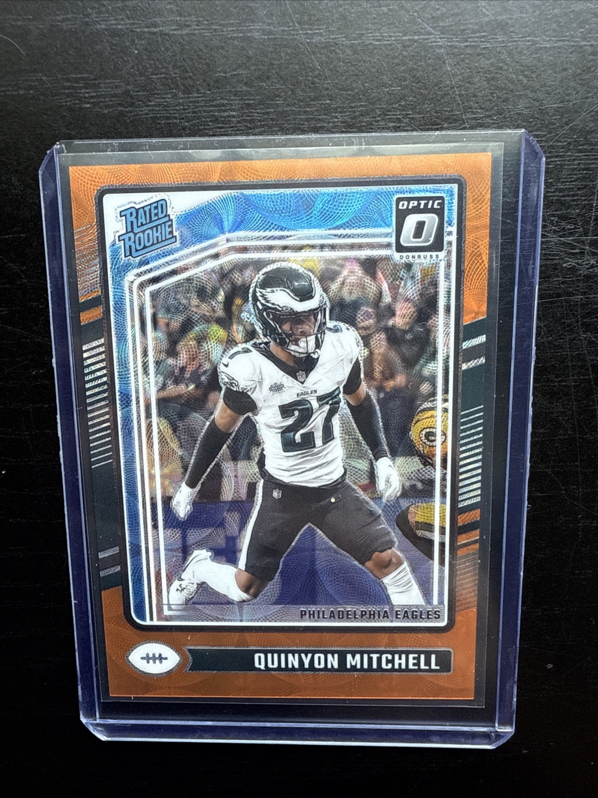 2024 Panini Donruss Optic Quinyon Mitchell #282 Orange Scope Rookie Card 60/79
