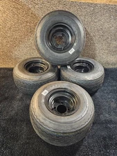 (QTY 4) MassFX 18x8.50-8 Lawn Mower & Garden Turf Tubeless Tire & Wheel P509