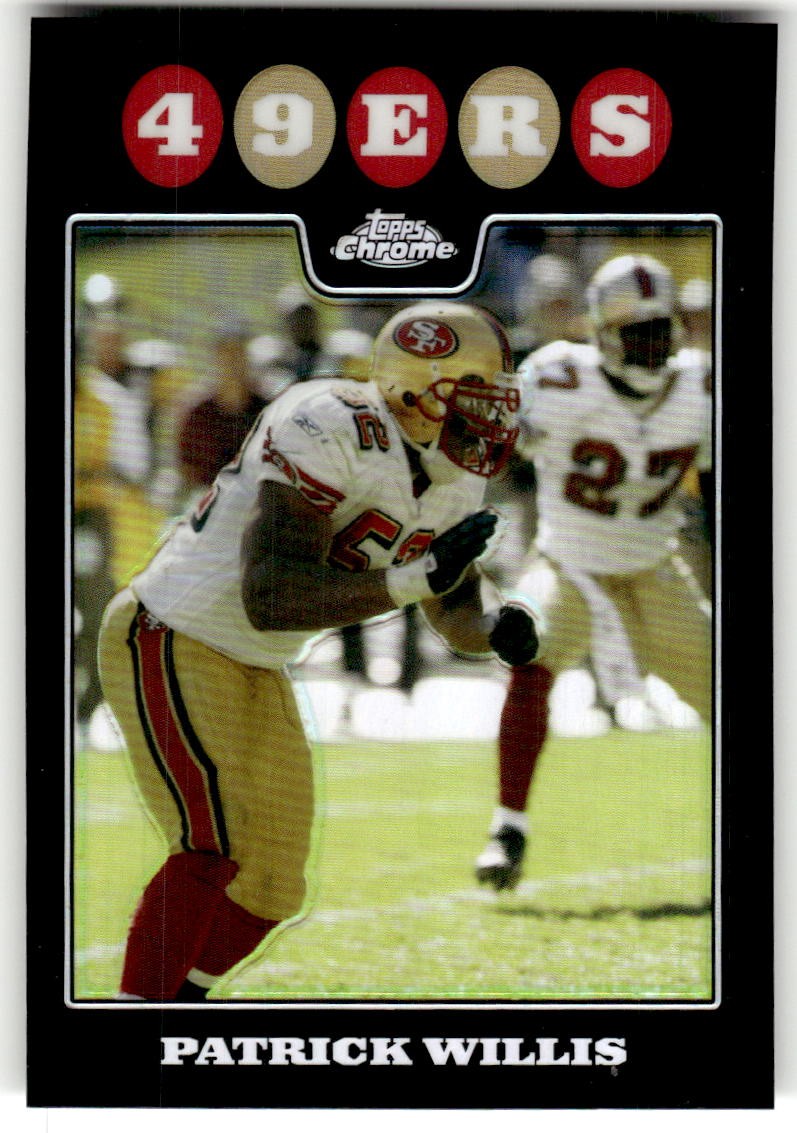 2008 Topps Chrome Patrick Willis Refractors #TC113
