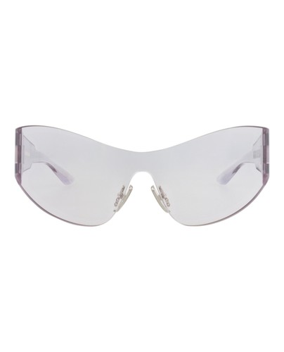 Balenciaga Womens Shield/Wrap Grey Grey Grey Fashion Designer Eyewear