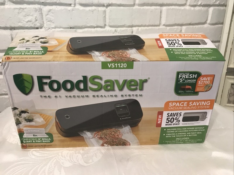 NEW FoodSaver Space Saving Vacuum Sealer VS1120 Black