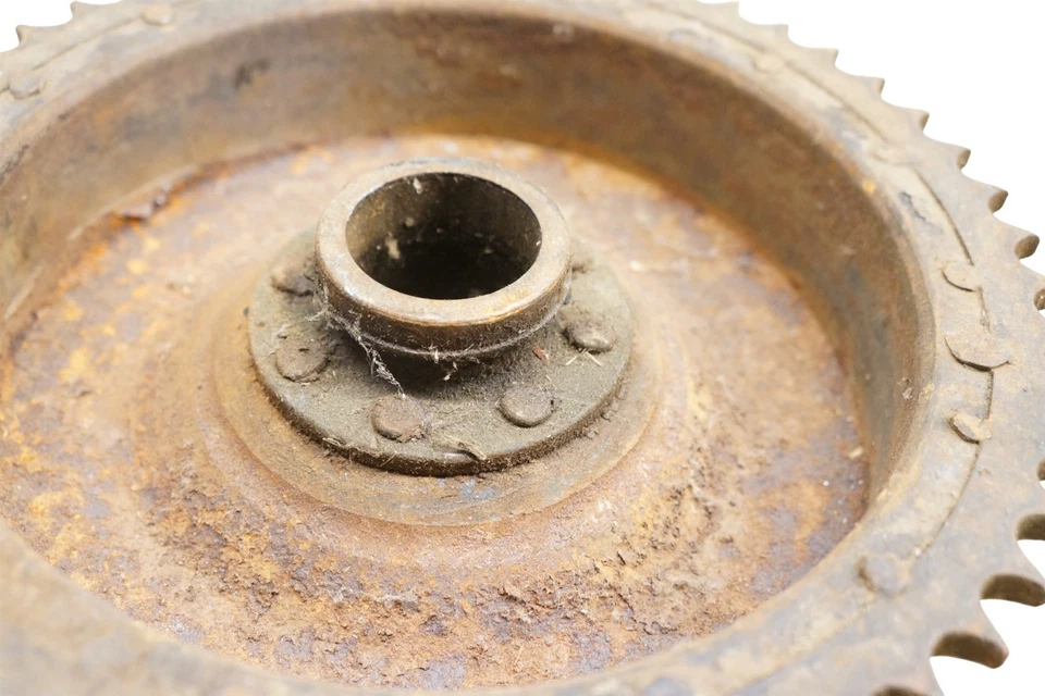 Harley VL V VLD WL Flathead Knucklehead 74 OEM JD Rear Brake Drum *2769A - Image 4 of 4