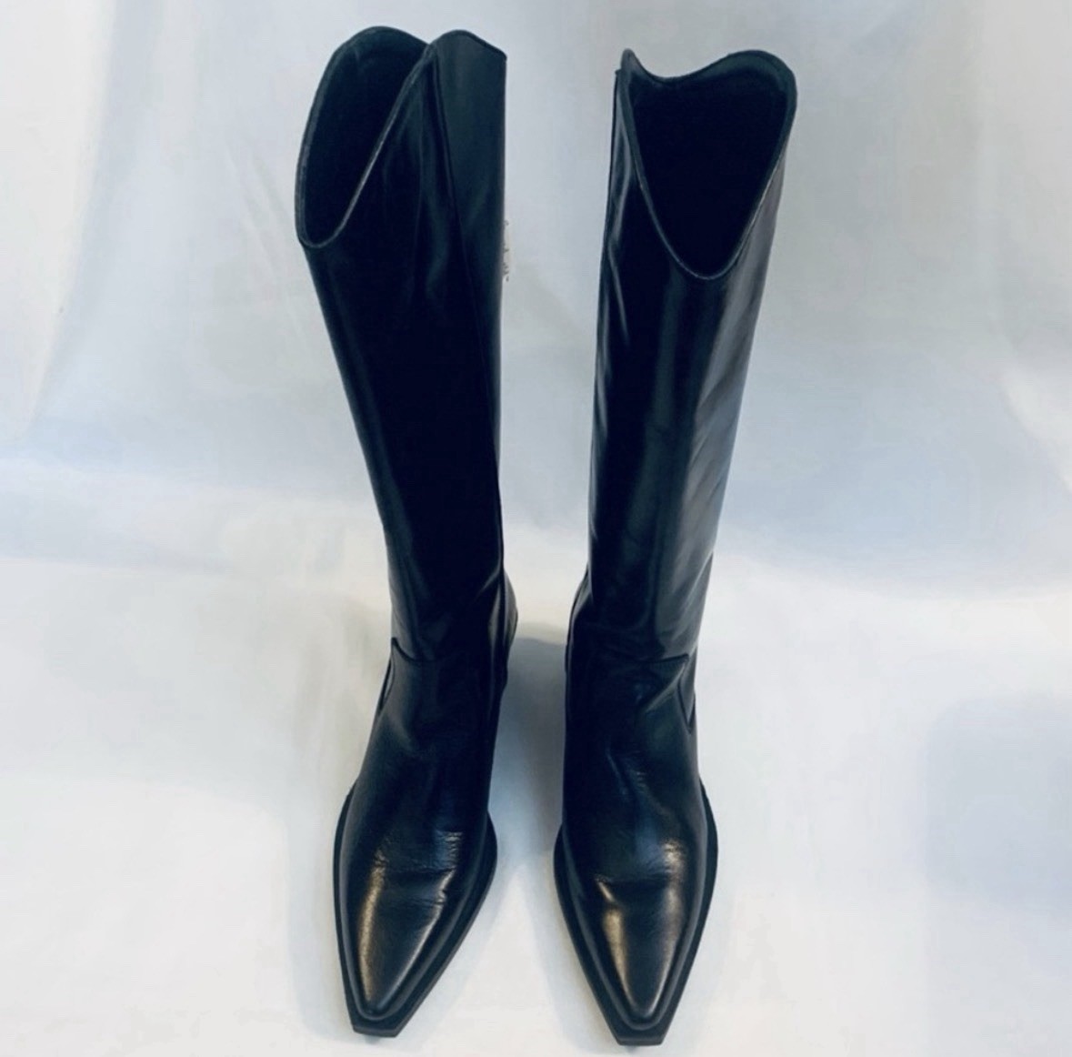 Women's 10 MASSIMO DUTTI Leather Cowboy Boots thumbnail 7