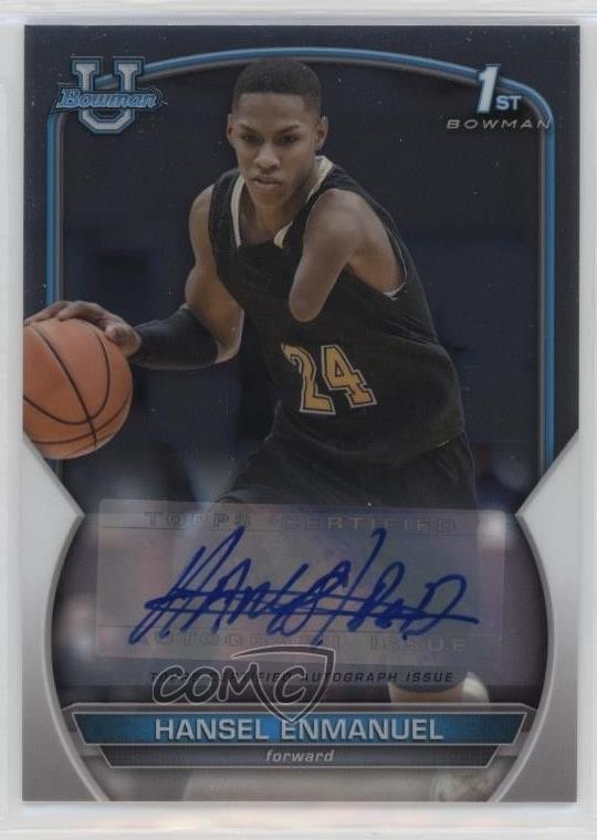 2022-23 Bowman U Chrome Chrome Prospect Auto Hansel Enmanuel #52 Auto 6o3