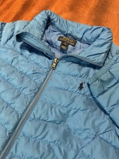 Polo Ralph Lauren Unisex Youth Full Zip Quilted Puffer Jacket Medium 10-12