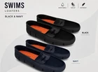 SWIMS Penny Loafers Slip-On Moccasins Classic Boat Deck Shoes Mens NEW NO TAGS