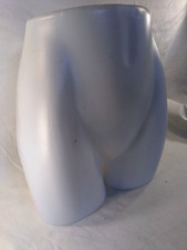 Female Lower Body Mannequin Torso - White Plastic Hip Form - 36in hips.