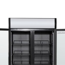 Vitrine à Boissons Réfrigérée - 2 Portes - 736 L avec Canopy