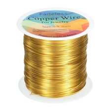 Wire 203ft 24 Gauge Copper Craft Wrapping Wire Gold