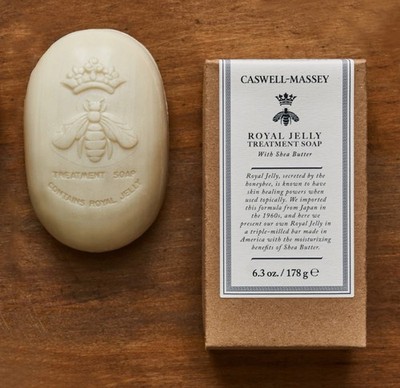 New Sealed in Box Caswell Massey Royal Jelly Treatment Soap Bar Shea Butter USA