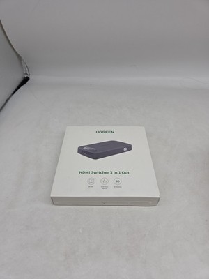 New UGREEN HDMI Switch 3 IN 1 OUT HDMI Switcher Splitter Supports 4K 3D HD