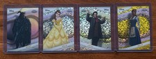 Topps Chrome Beauty and the Beast Lot 4 Cards Beast Belle Lefou