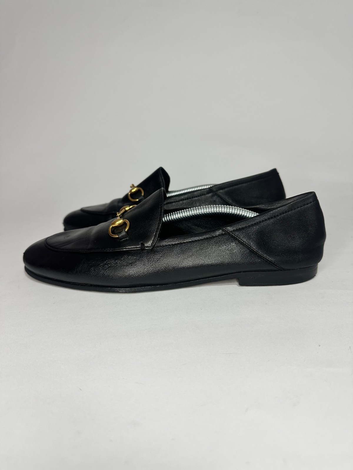 Gucci Black Leather Jordaan Slip On Loafers Size 40 EU/ 10 US / 7 UK