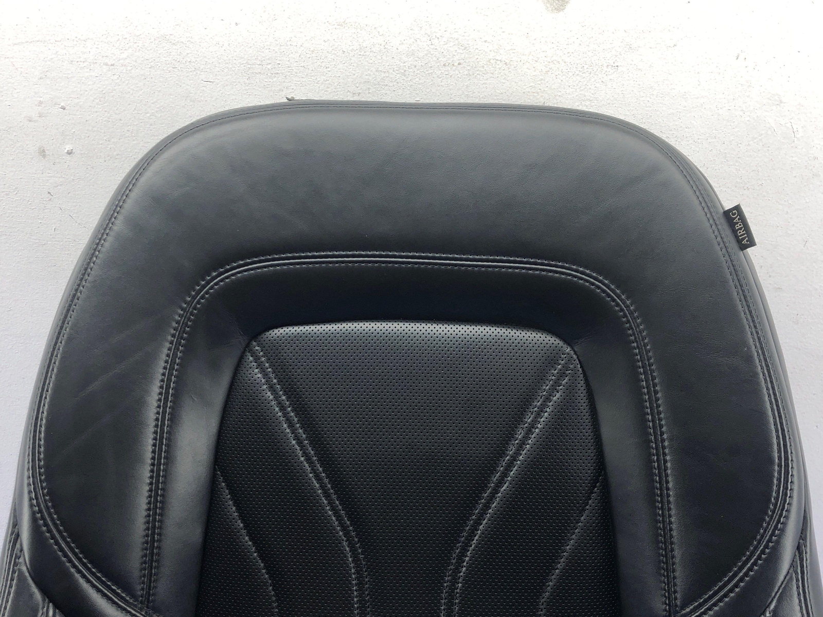2014-2017 MASERATI QUATTROPORTE FRONT LEFT UPPER HEATED SEAT CUSHION BLACK OEM