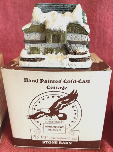 1989 Christmas Village House American Rustic Country Cottages Hand Painted Lot 5 - Picture 11 of 17