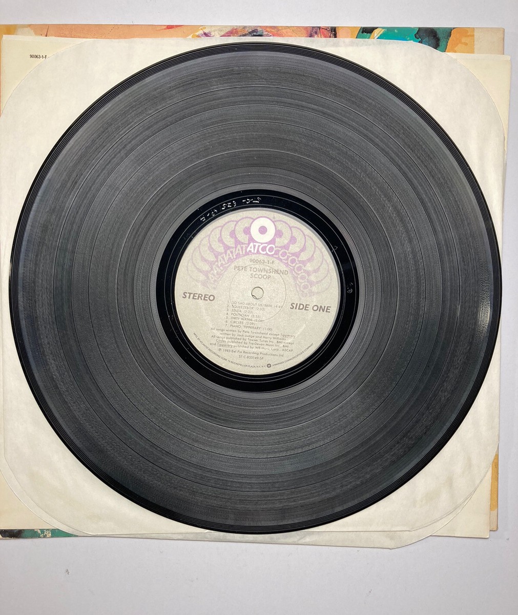PETE TOWNSHEND “Scoop” 1983 2XLPs Vinyl ATCO 7 90063-1-F THE WHO