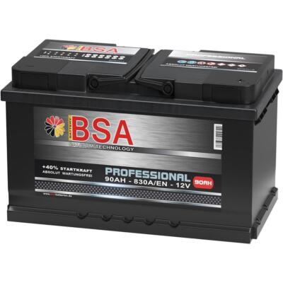 Autobatterie 90Ah 12V 830A/EN ersetzt Batterie 80Ah 82Ah 85Ah KFZ BMW Audi Ford