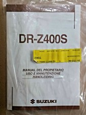 Suzuki DRZ400S K4 03-04 NEW OEM Owners Use & Maintenance Manual 99011-29F64-SDE