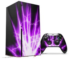 Skin Set for XBOX Series X Lightning Purple