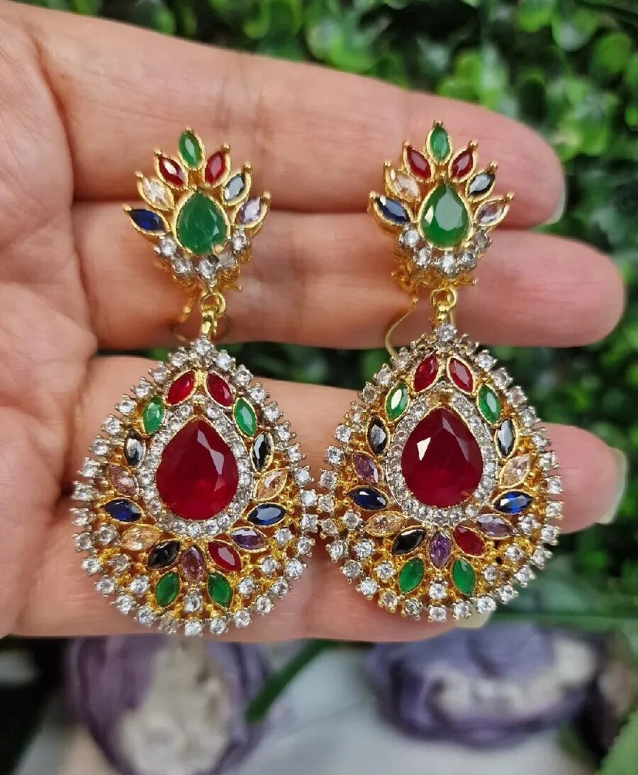 Pakistani clearance gold earrings