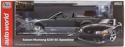 Auto World 2003 Saleen Mustang S281 SC Speedster - Signed 1:18