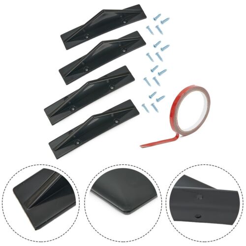 4* Tapa difusora de parachoques trasero para 300 ABS plástico negro universal - Imagen 1 de 23