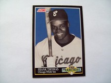 FRANK THOMAS CHICAGO WHITE SOX 1991 SCORE #874 THE FRANCHISE MLB BASEBALL HOF