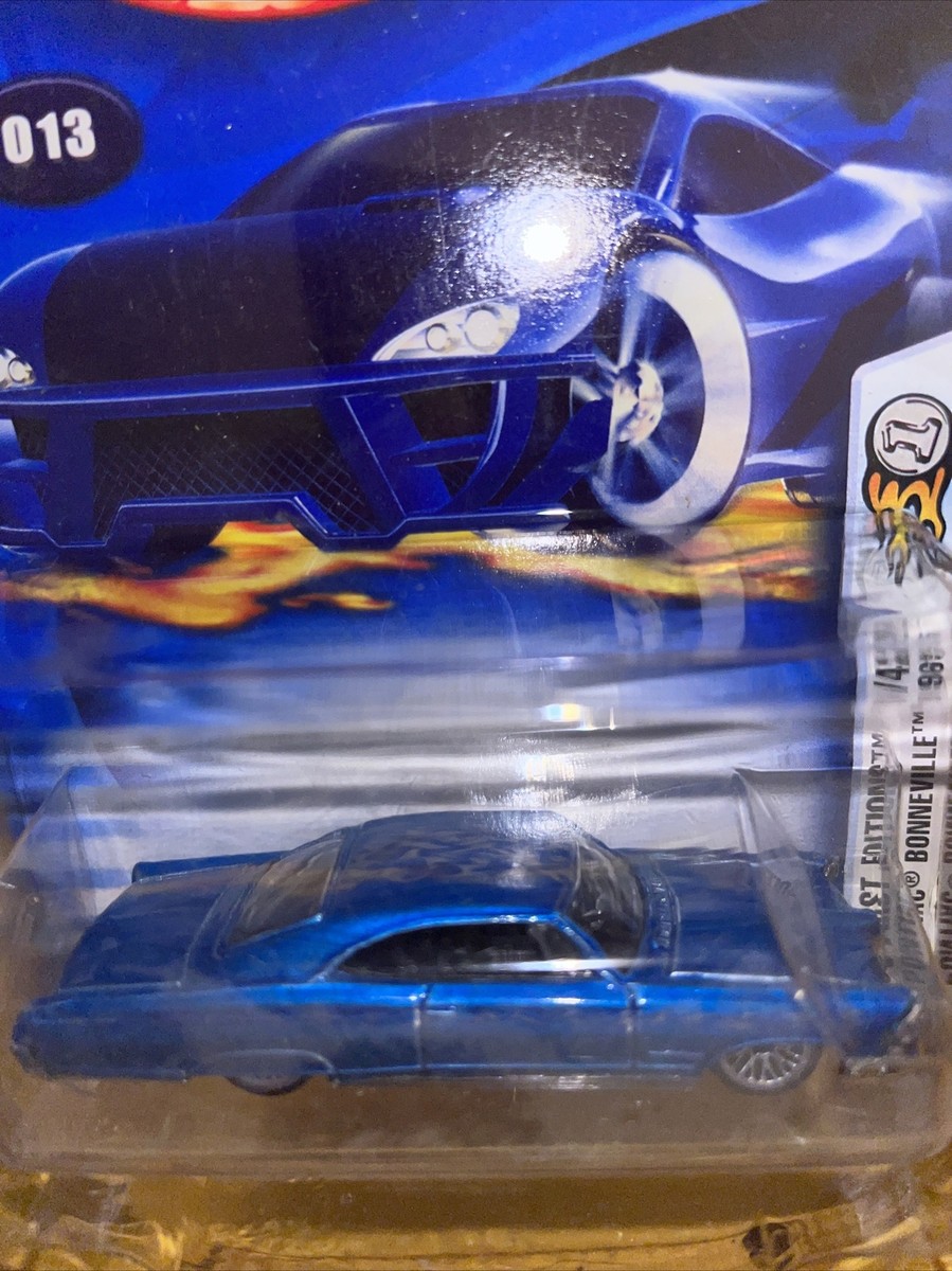Hot Wheels 2003 First Editions Blue Pontiac 1965 Bonneville 013 1