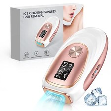 LYSMOSKI Laser Hair Removal, Ice-Cooling IPL Hair Removal Device for Women-open