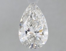 1.01 Ct Pear Cut Loose IGI Certified Lab Grown CVD Diamond F Color SI1 Clarity