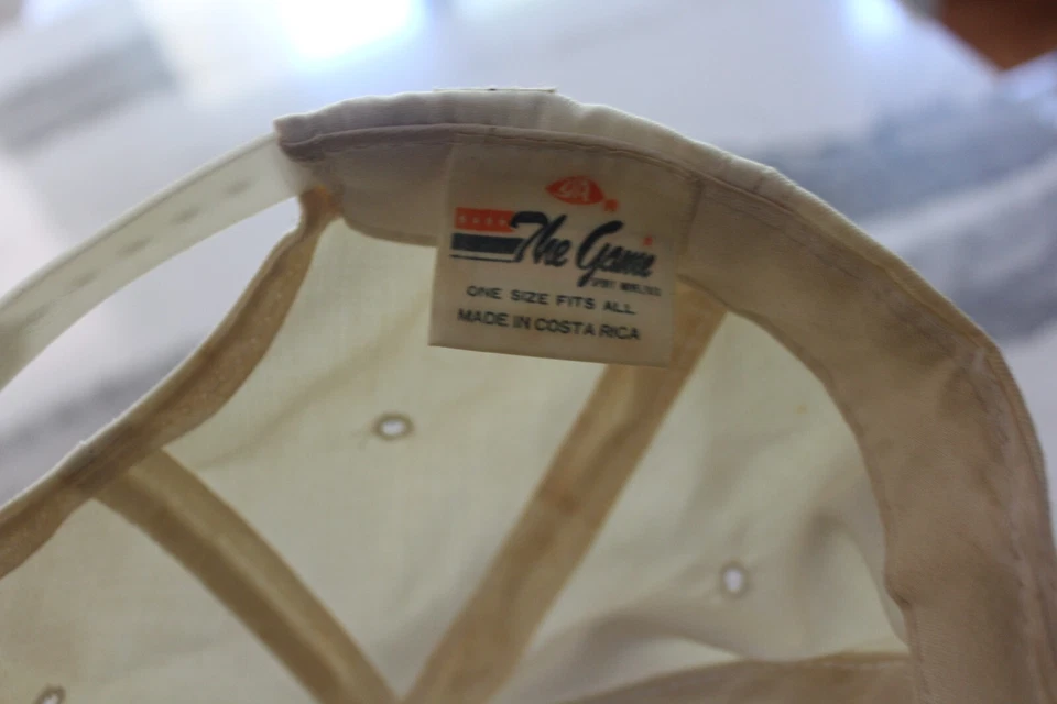 VINTAGE 1990 CINCINNATI REDS Signed Hat w/5 Auto : Davis Larkin Rijo Hatcher + - Image 4 of 4