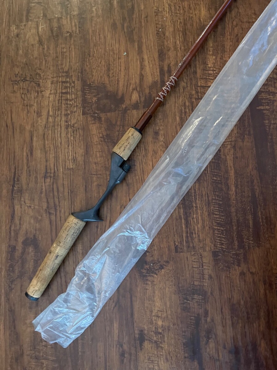 Fenwick Lunkerstik 1261 Fiberglass Casting Rod. 6' . Made in USA