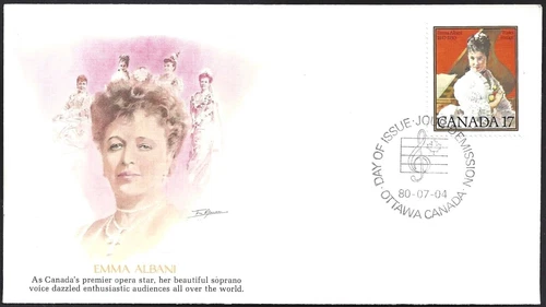 🍁Canada  #860  "Canadian Musicians"    Brand New 1980  Fleetwood Cover