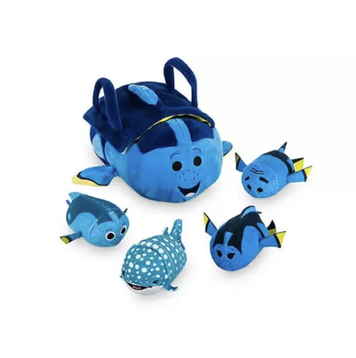 Disney Tsum Tsum Finding Dory Set of Mini Plush Bag