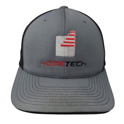 Hometech Fitted Mesh Back Trucker Hat Gray Small/Medium Richardson