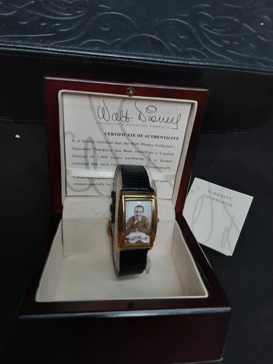 Vintage Walt Disney Collectors Limited Edition Timepiece Watch