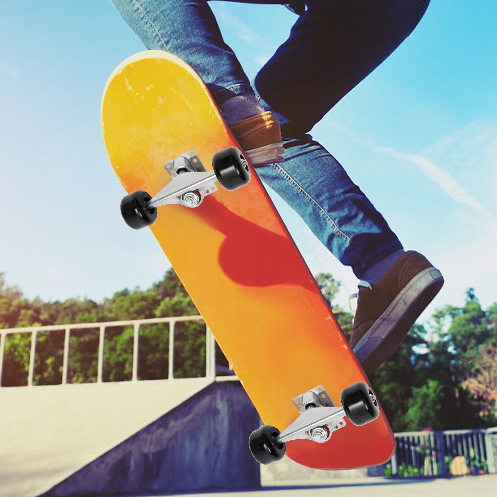 Professional Skateboard Trucks Combo Set Cruisers Skateboard Trucks