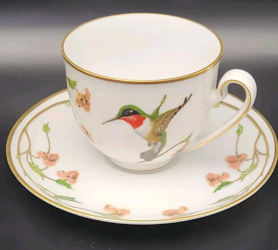 Vtg Full Set of 12 - Hummingbirds of The World Teacups Vtg Full Set of 12 - Hummingbirds of The World Teacups