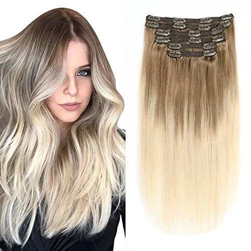 Color 8 top hair weave
