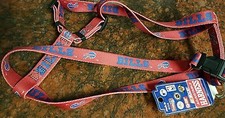 BUFFALLO BILLS DOG HARNESS or LEASH, MADE in USA, Vintage nylon webbing