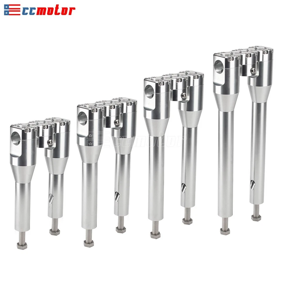 6" 8" 10" 12" Riser Handlebar 1" Top Clamp For Harley Iron XL 883 1200 Sportster — 第 3/4 张图片