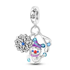 MULA European Winter Song Pendant Charm Fit Women Bracelet 925 Sterling Silver